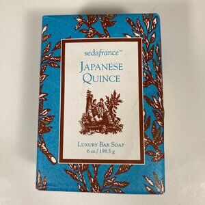 Seda France Japanese Quince Classic Toile Paper-Wrapped Bar Soap